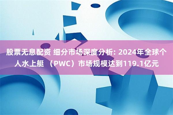 股票无息配资 细分市场深度分析: 2024年全球个人水上艇 （PWC）市场规模达到119.1亿元